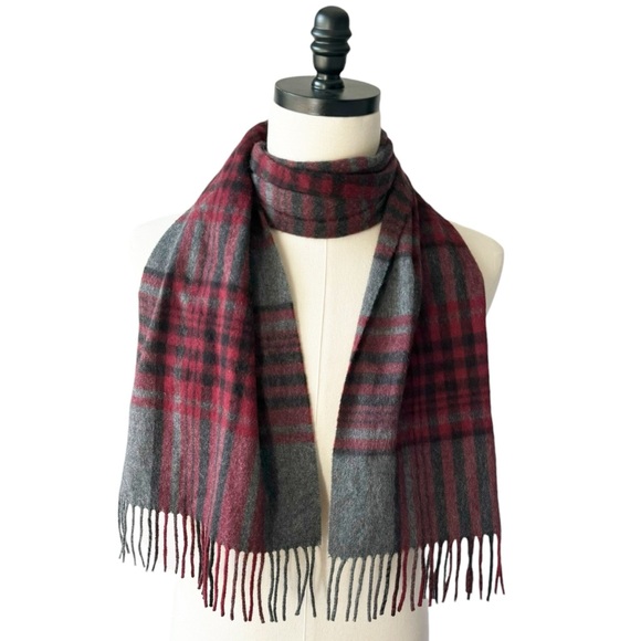 Saks Fifth Avenue Cashmere Plaid Scarf